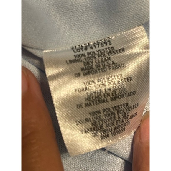 XSCAPE Womens Light Blue Sleeveless Short‎ Party Formal Ballgown Hi-Lo Dress 10 - Picture 7 of 7